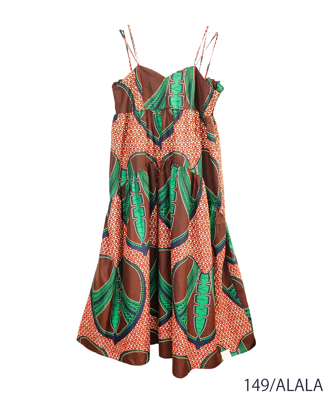 Africa tiered cami dress