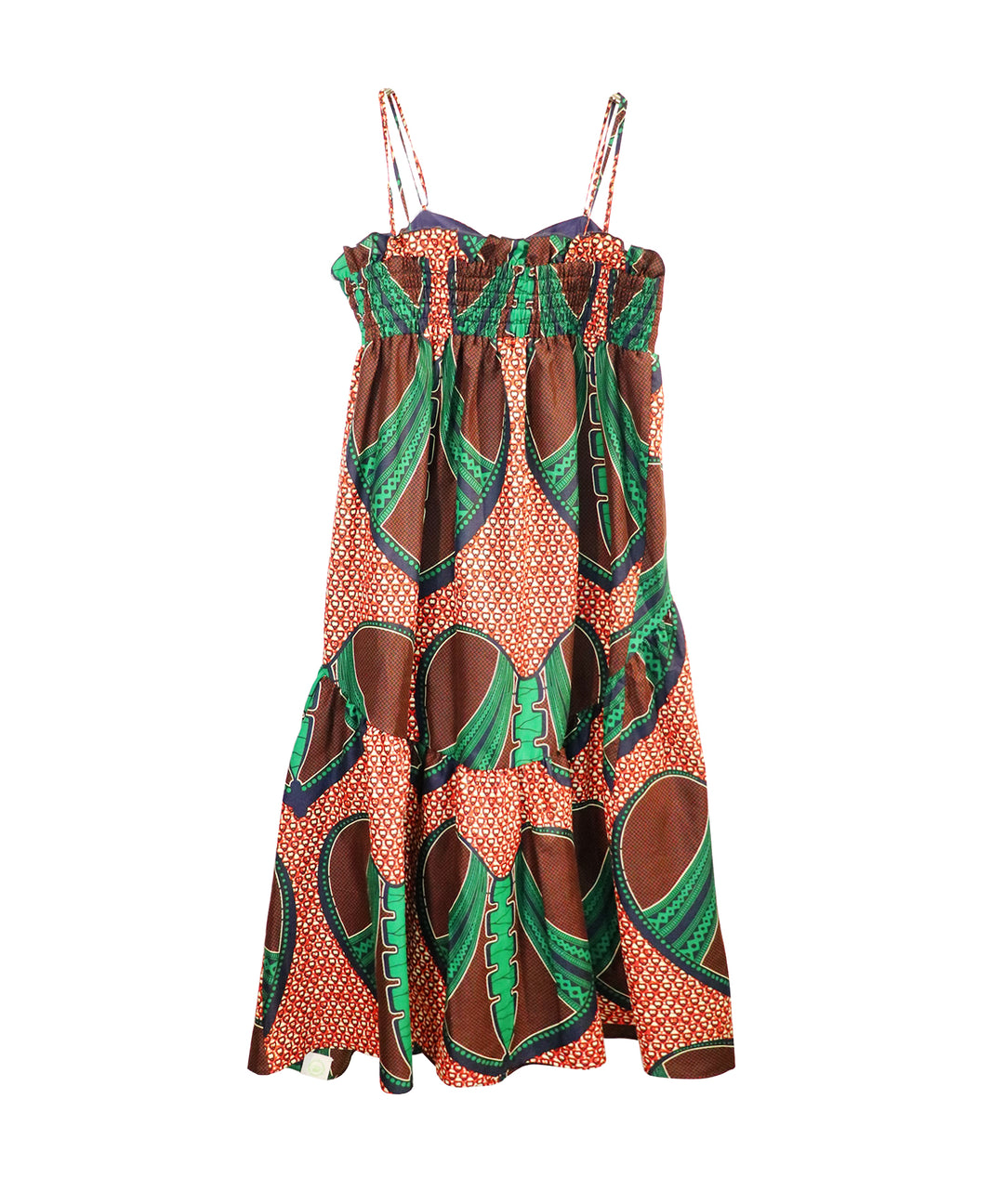 Africa tiered cami dress