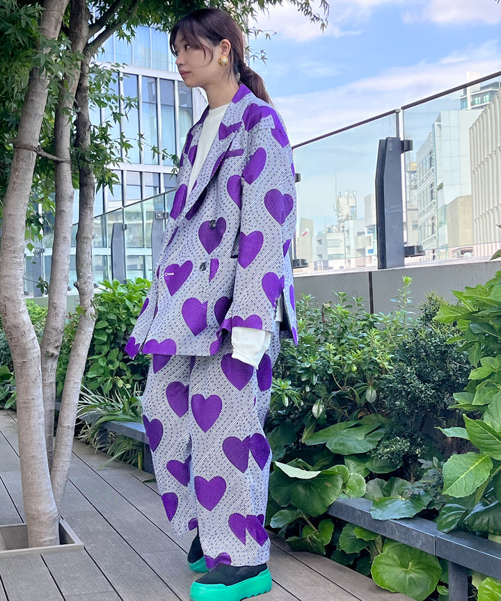 AFRICA PEAKED LAPEL DOUBLE JACKET(129/LOVE BOMB)