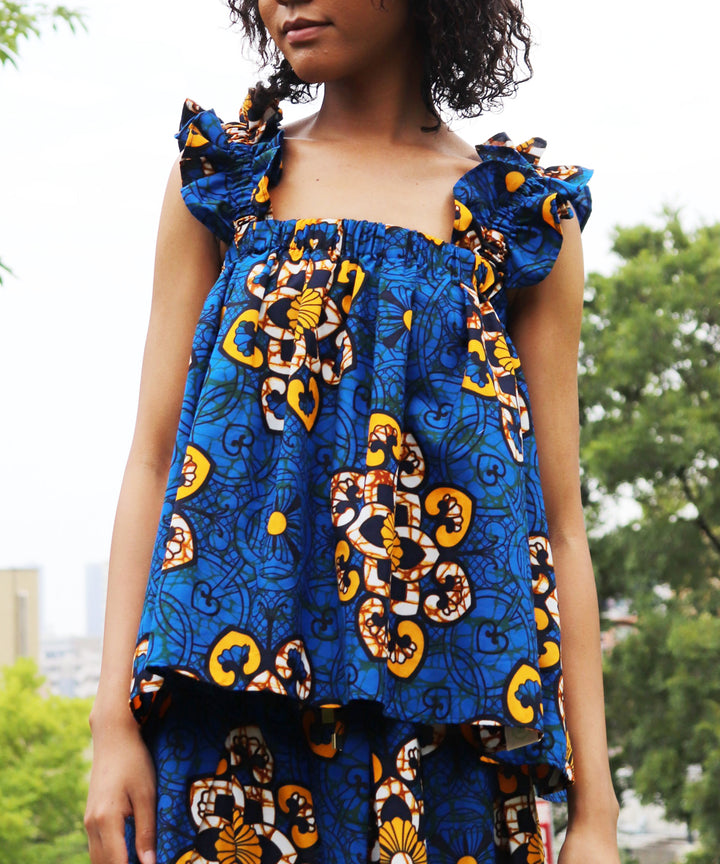 SHOULDER FRILL CAMI BUSTIER