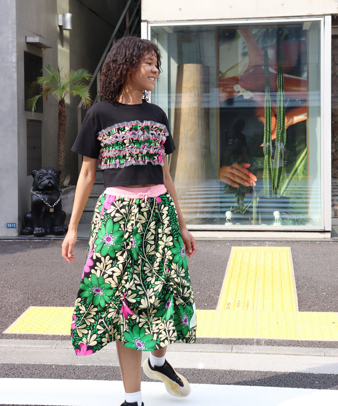 AFRICA REVERSIBLE DREWSTRING SKIRT