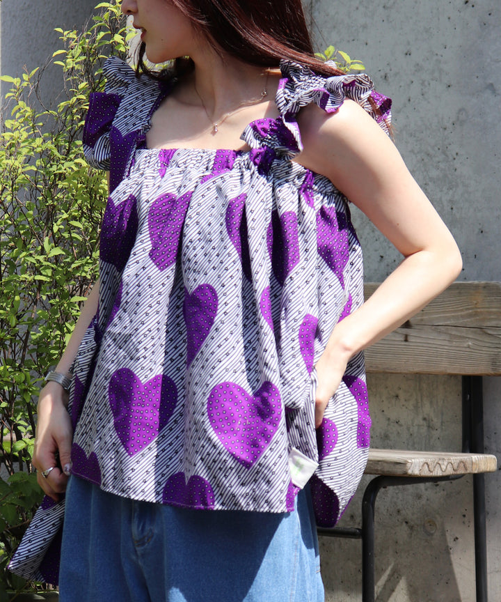 SHOULDER FRILL CAMI BUSTIER