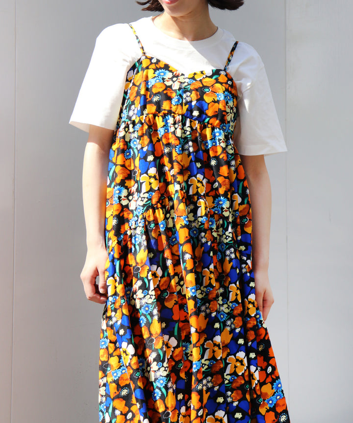 Africa tiered cami dress