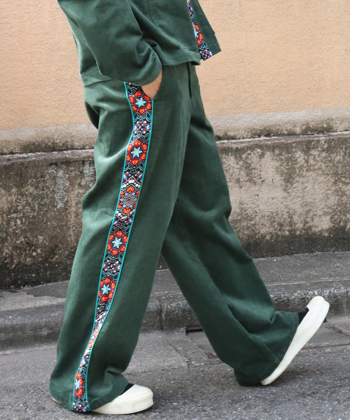 CORDUROY SIDE LINE PANTS