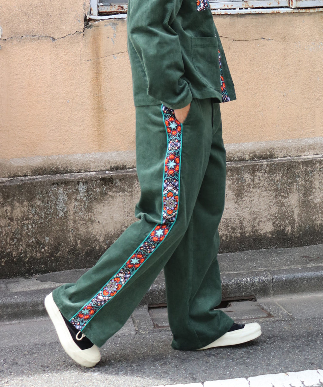 CORDUROY SIDE LINE PANTS