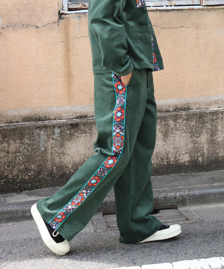 CORDUROY SIDE LINE PANTS