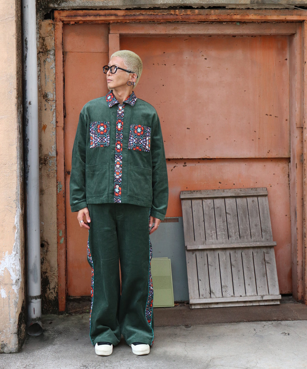 CORDUROY SIDE LINE PANTS