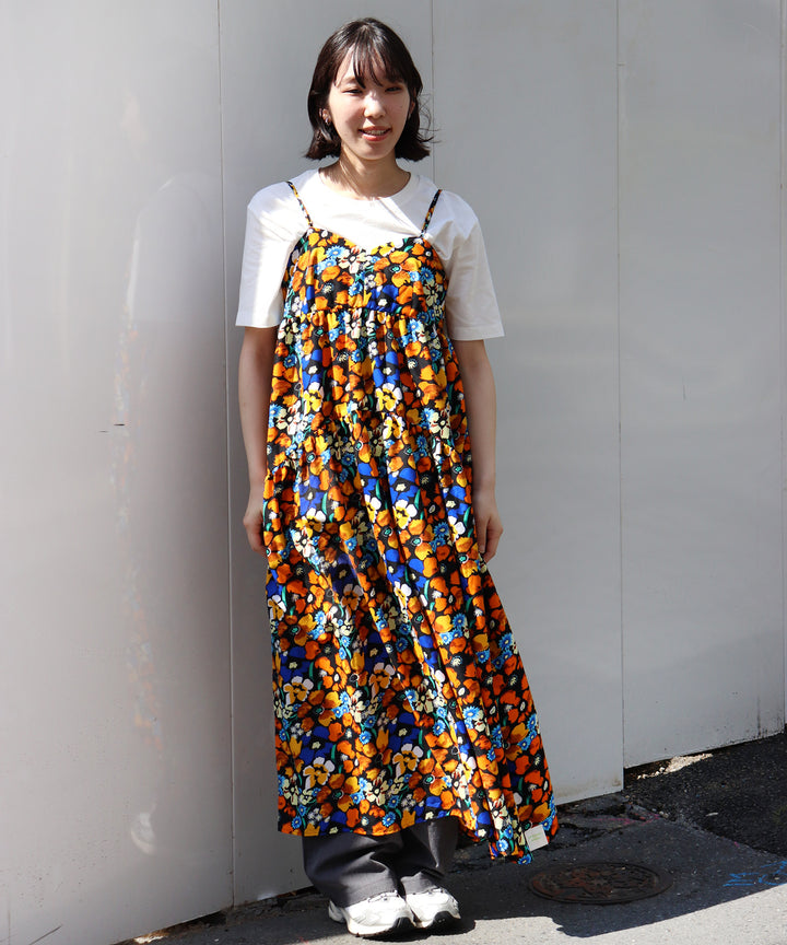 Africa tiered cami dress