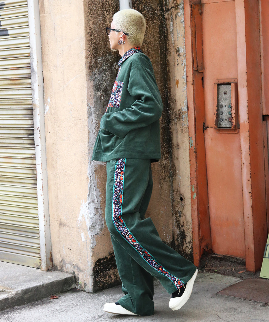 CORDUROY SIDE LINE PANTS