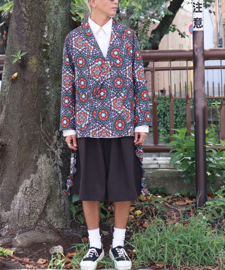 SIDE FRILL MIDDLE PANTS