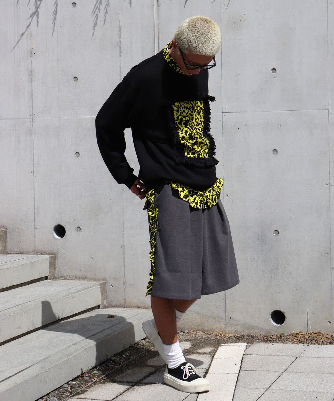 AFRICA FRINGE FRAME KNIT PULLOVER