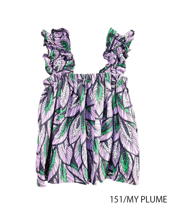 SHOULDER FRILL CAMI BUSTIER