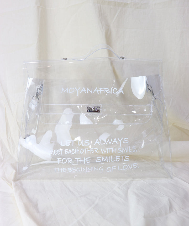 VINYL MESSAGE BAG × AFRICA柄巾着