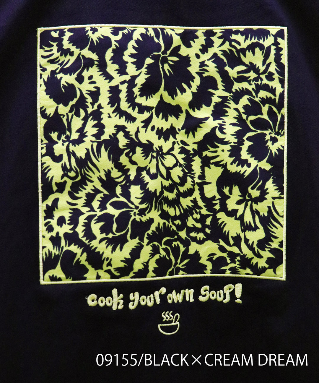 Cook your own soup！パッチ刺繍裏毛プルオーバー