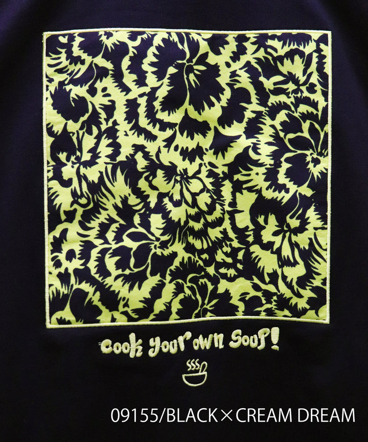 Cook your own soup！パッチ刺繍裏毛プルオーバー