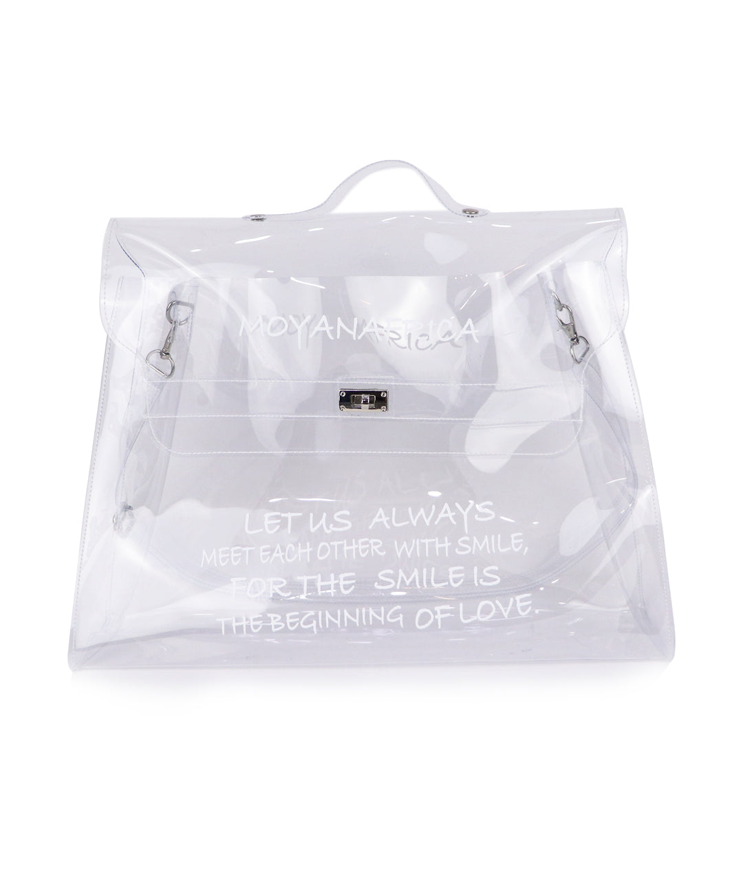 VINYL MESSAGE BAG × AFRICA柄巾着