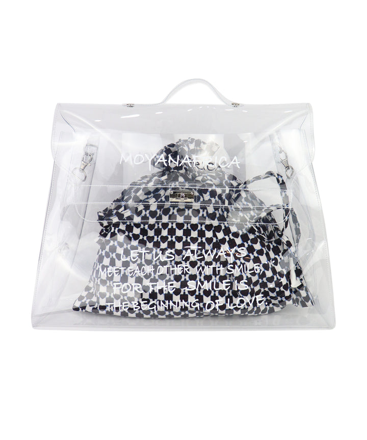 VINYL MESSAGE BAG × AFRICA柄巾着