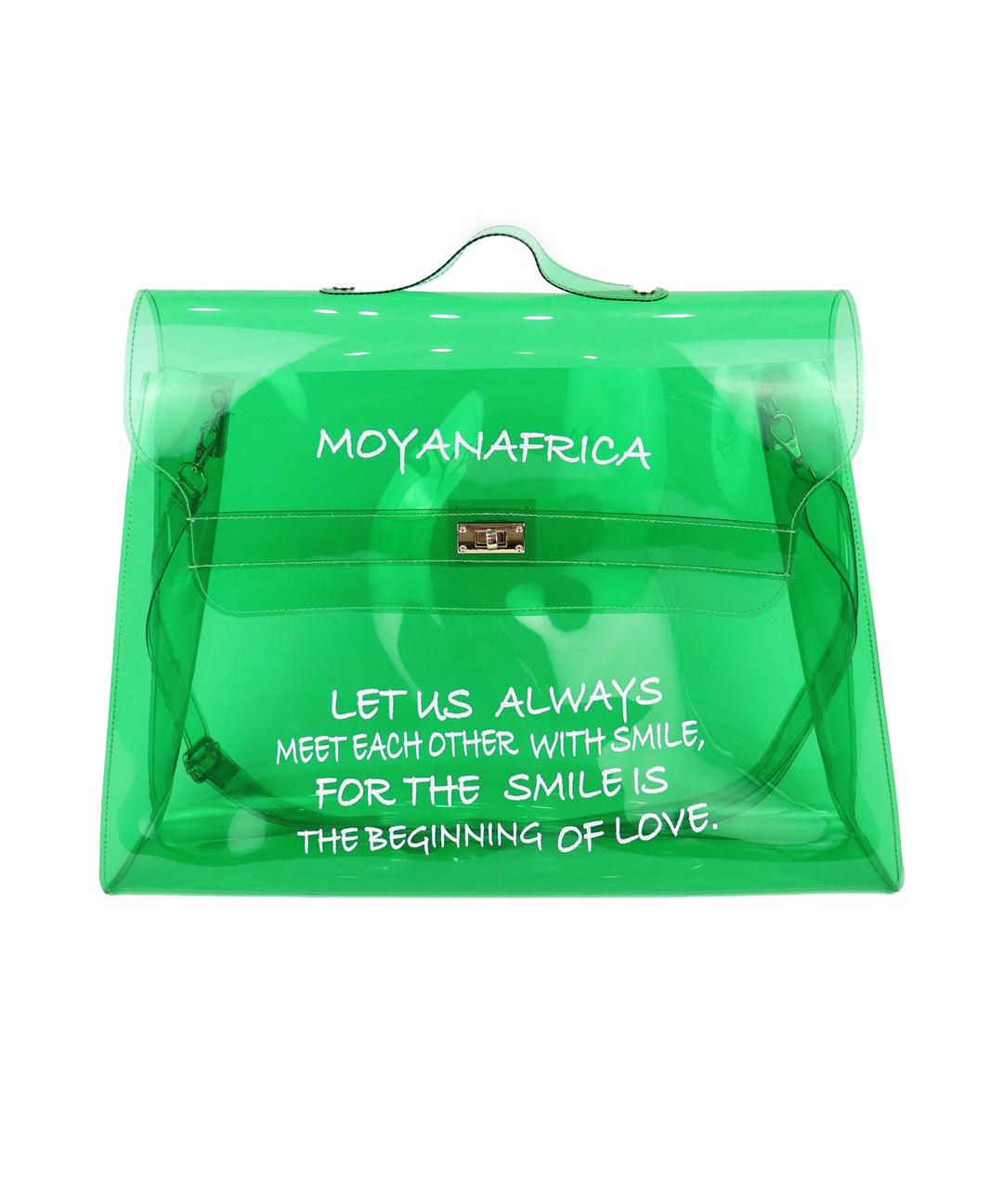 VINYL MESSAGE BAG × AFRICA柄巾着