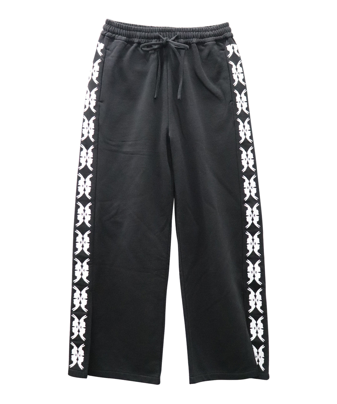 lucky charm motif Jersey line pants -2