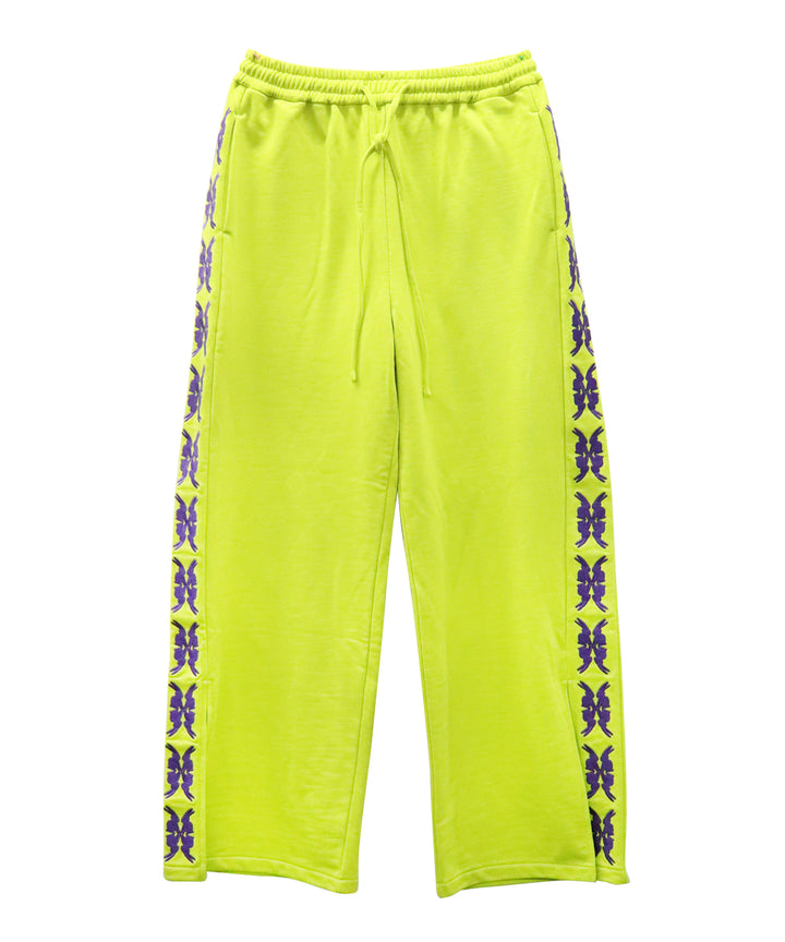 lucky charm motif Jersey line pants -2