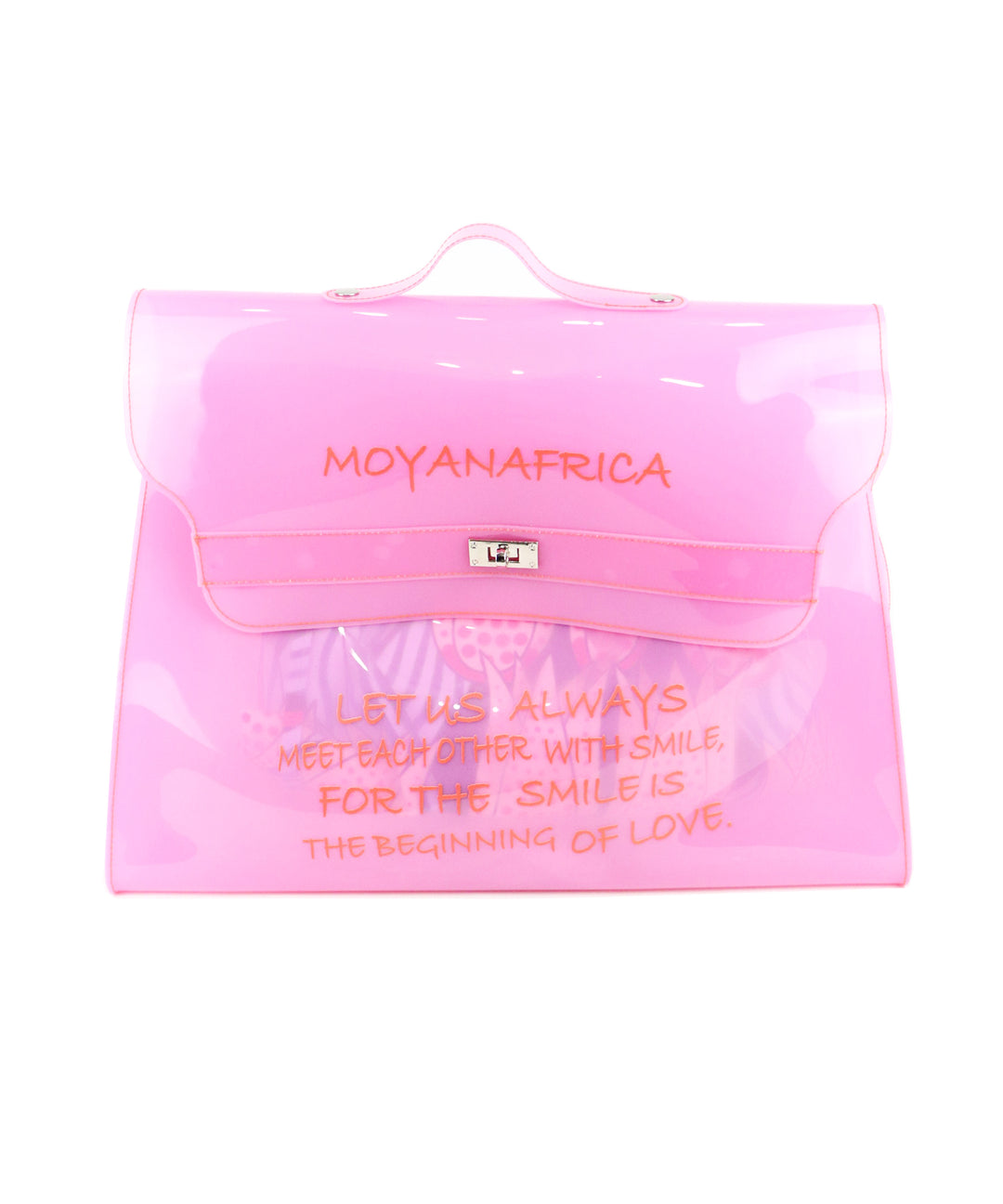 VINYL MESSAGE BAG × AFRICA柄巾着