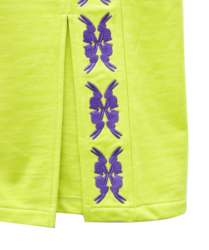 lucky charm motif Jersey line pants -2