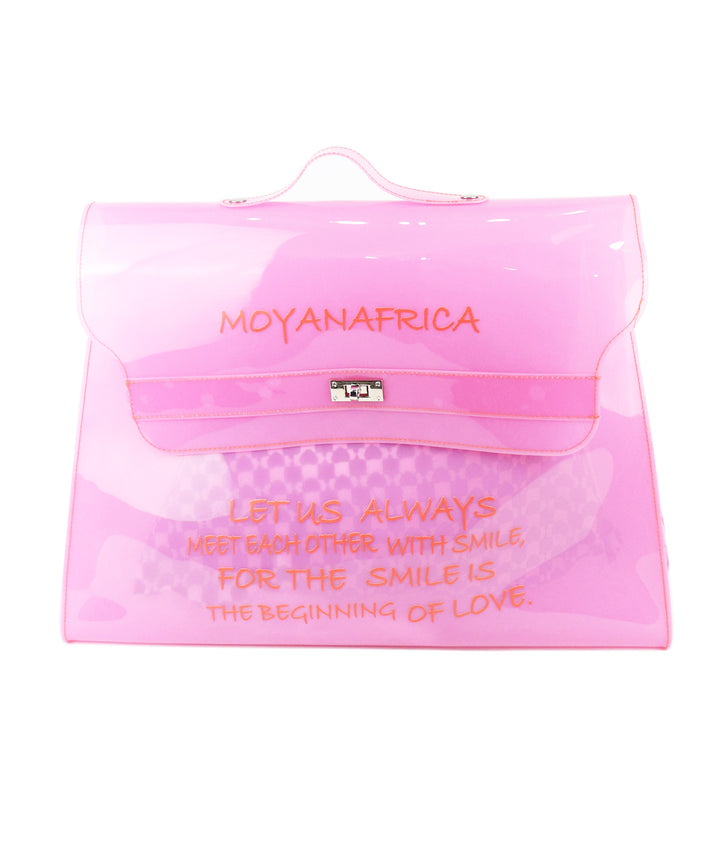 VINYL MESSAGE BAG × AFRICA柄巾着