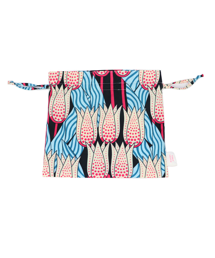 VINYL MESSAGE BAG × AFRICA柄巾着