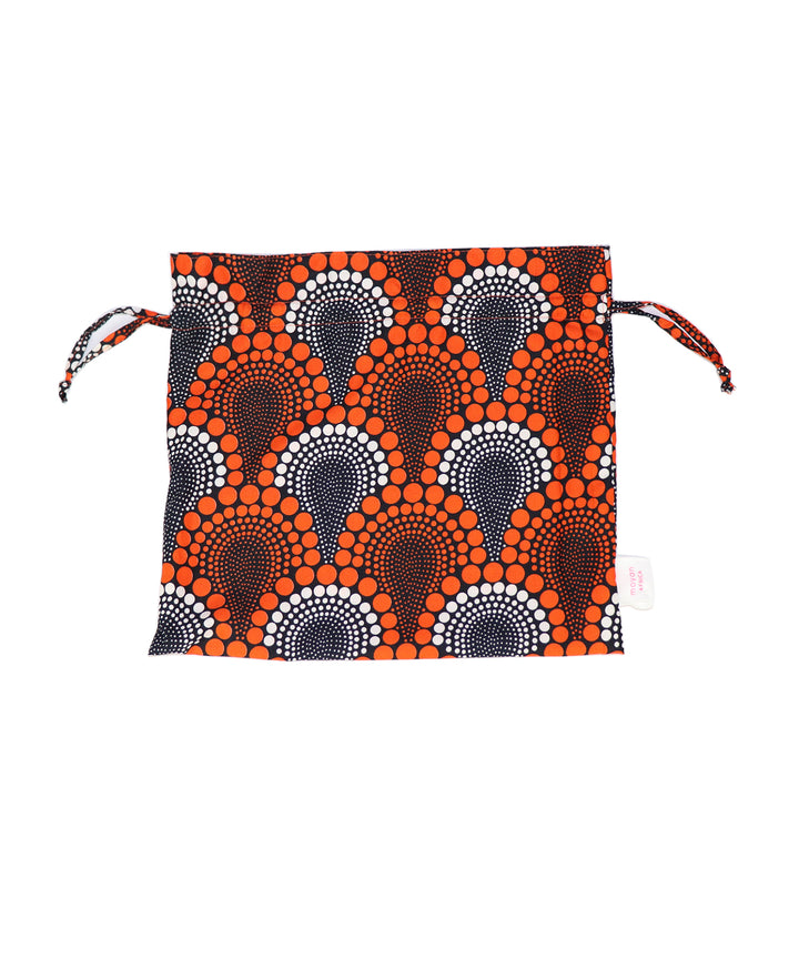 VINYL MESSAGE BAG × AFRICA柄巾着