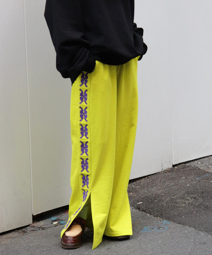 lucky charm motif Jersey line pants -2