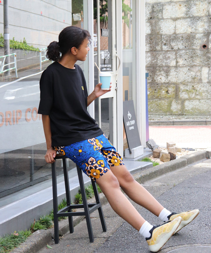with smileパッチ刺繍Tシャツ