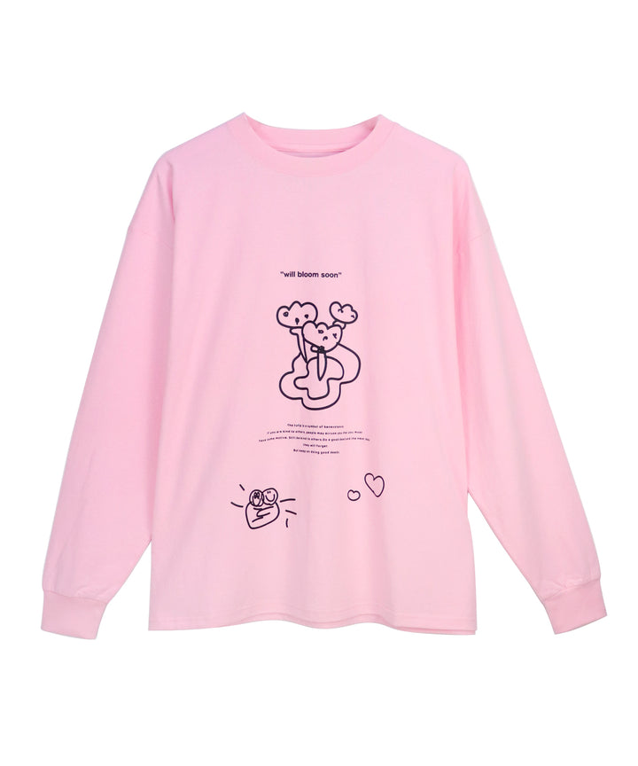 message illustration LONG T-shirt