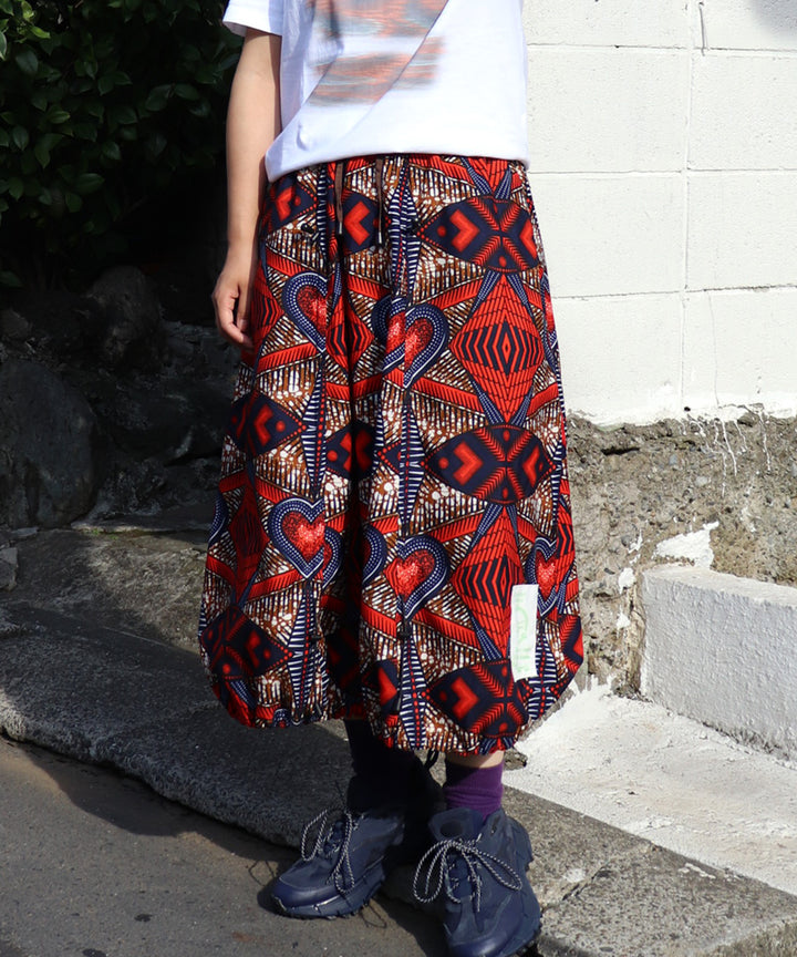 AFRICA REVERSIBLE DREWSTRING SKIRT