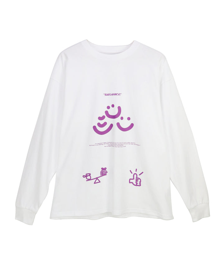 message illustration LONG T-shirt
