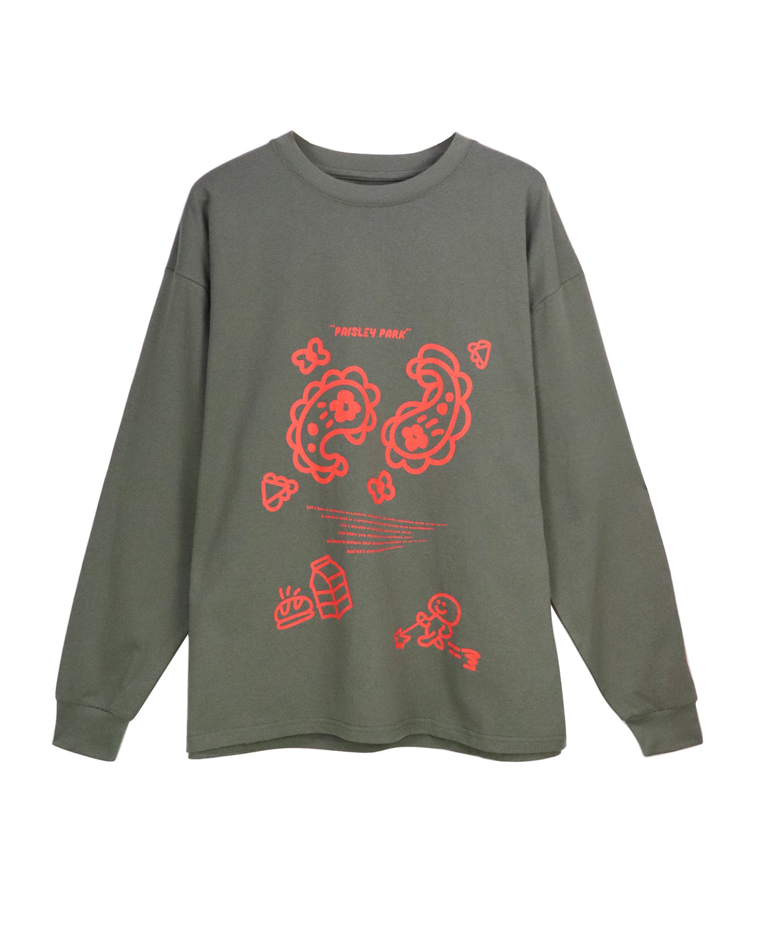 message illustration LONG T-shirt