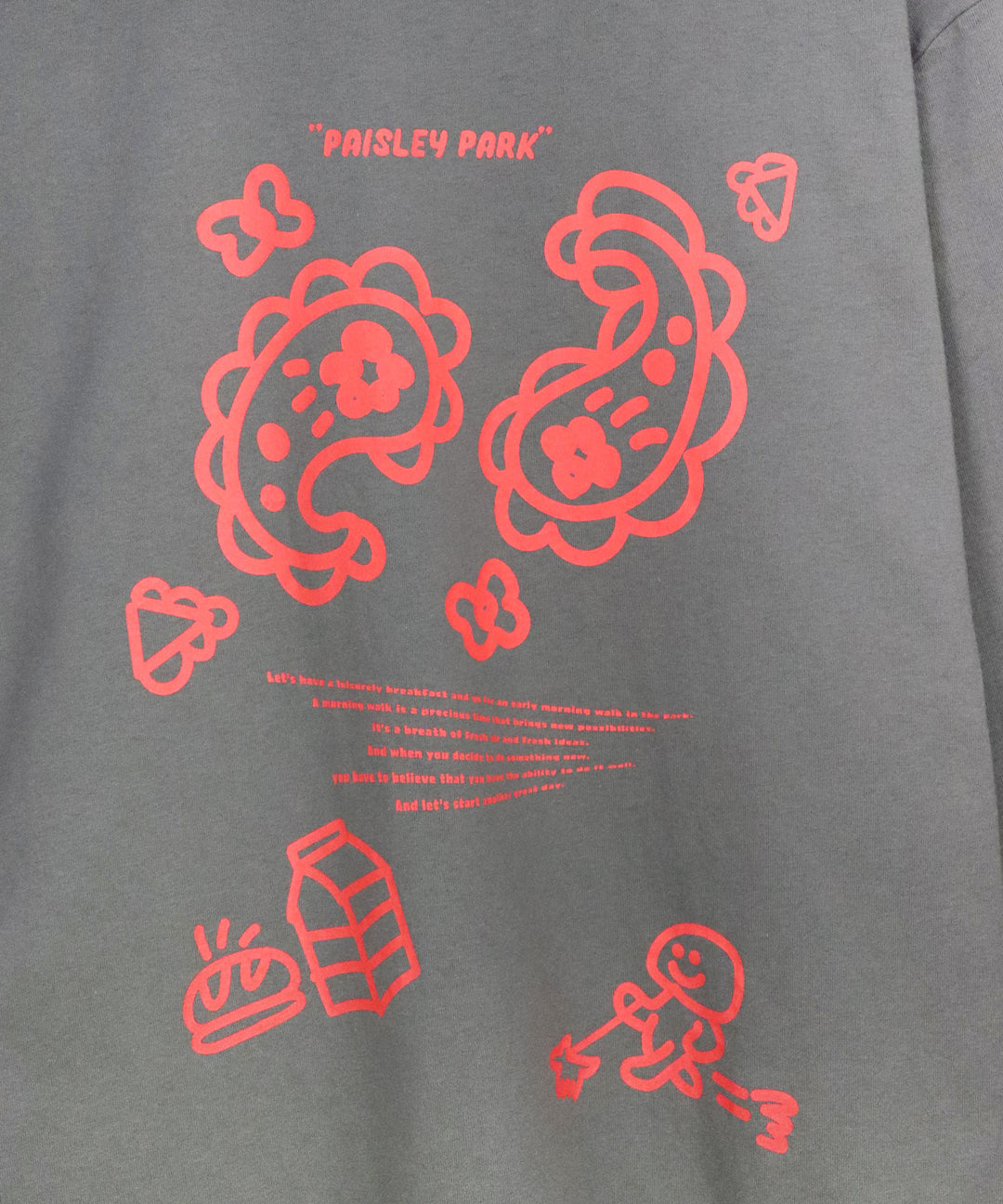 message illustration LONG T-shirt