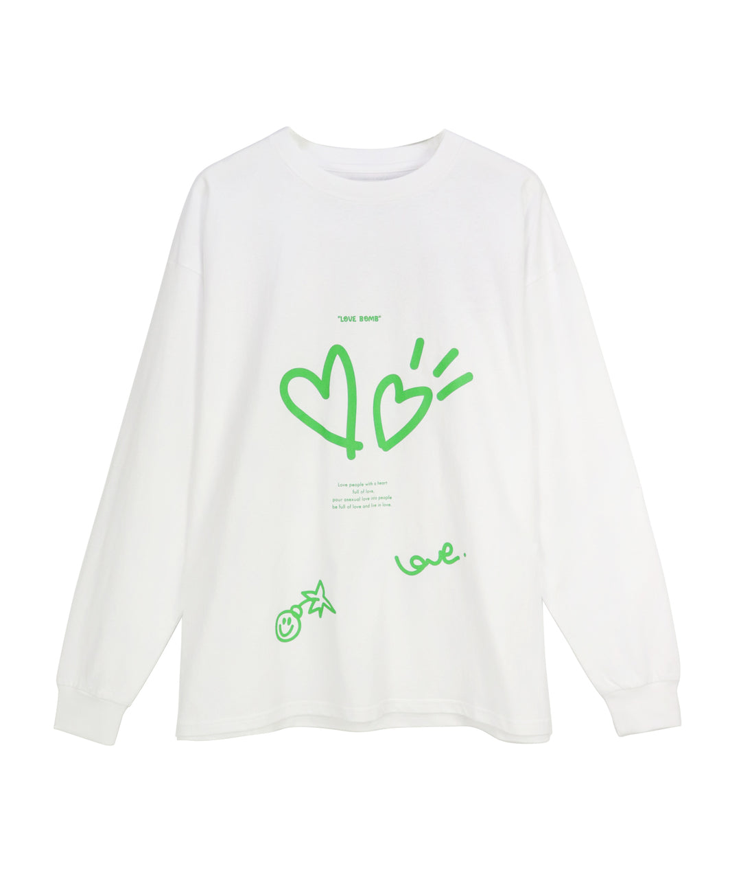 message illustration LONG T-shirt