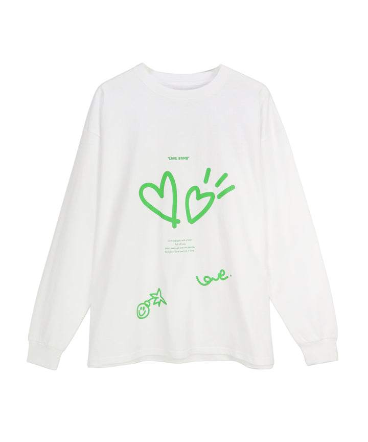 message illustration LONG T-shirt
