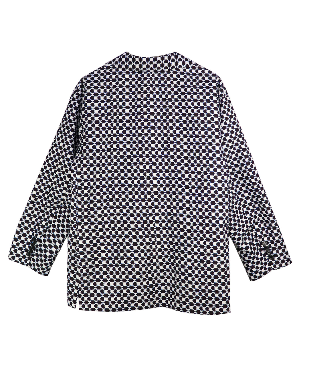 AFRICA PEAKED LAPEL DOUBLE JACKET