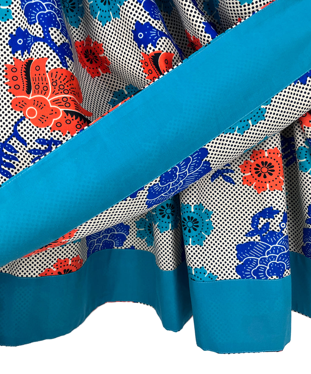AFRICAN TUCK FLARE SKIRT