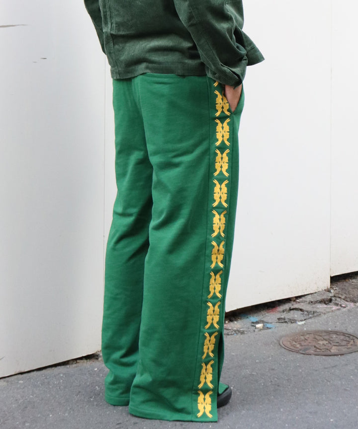 lucky charm motif Jersey line pants -2