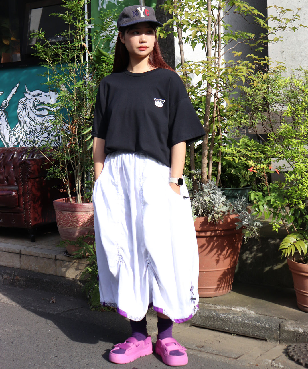 AFRICA REVERSIBLE DREWSTRING SKIRT