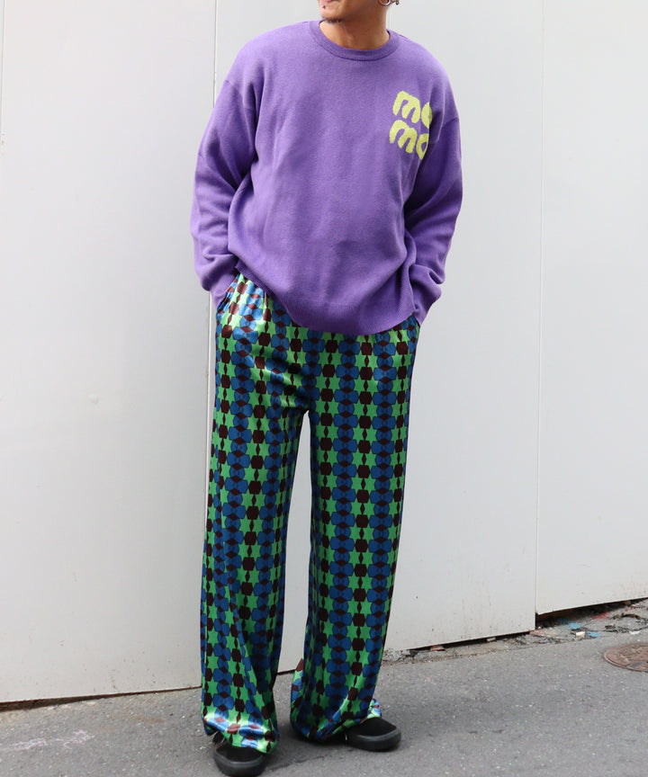 STICKER LOGO KNIT PULLOVER