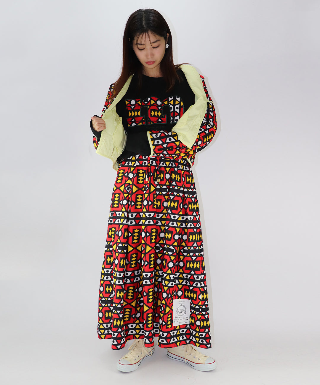 Africa No collar Quilt Jacket