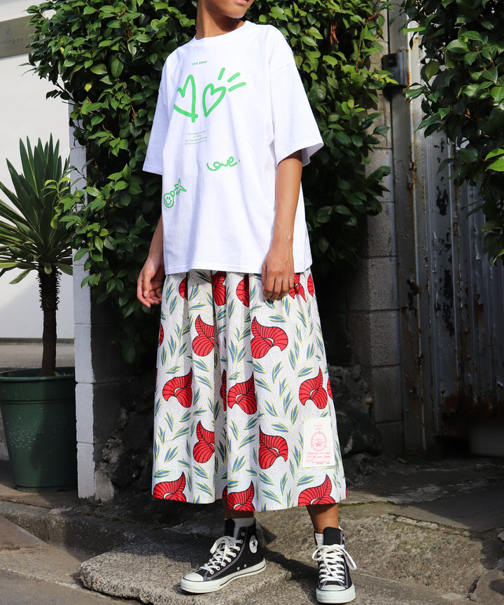 Africa Tuck Flare Skirt