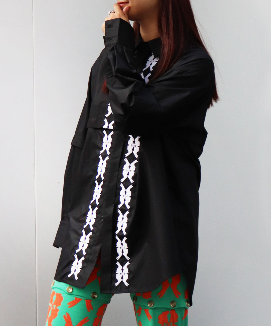 lucky charm motif multiway shirt