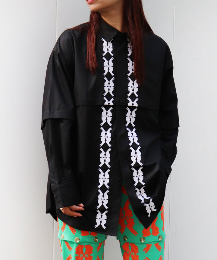 lucky charm motif multiway shirt