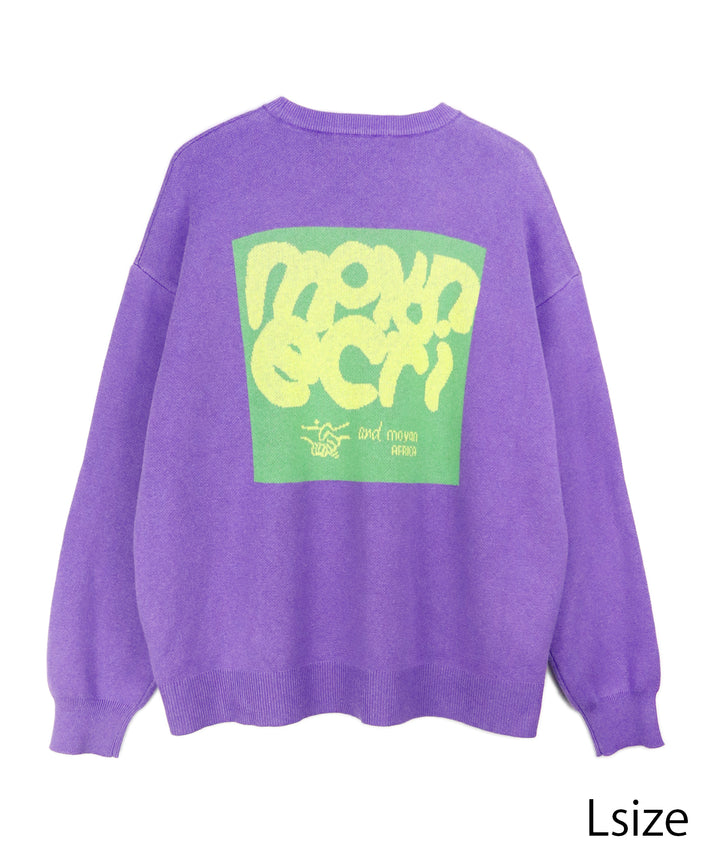 STICKER LOGO KNIT PULLOVER