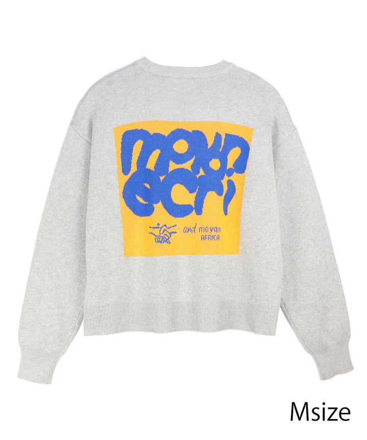 STICKER LOGO KNIT PULLOVER