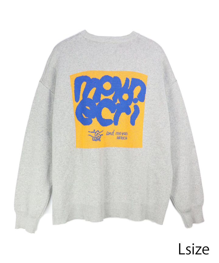 STICKER LOGO KNIT PULLOVER